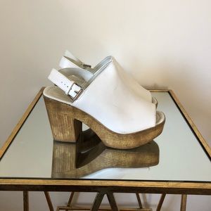 Cute white wedges
